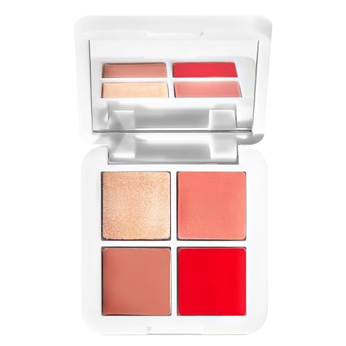 RMS Beauty Lip2Cheek Glow Quad Creamy Multi-Use Blush & Lip Color Palette with 4 Radiant Shades Hydrating Formula for Natural Radiance Long-Lasting Beauty & Personal Care RMS Beauty
