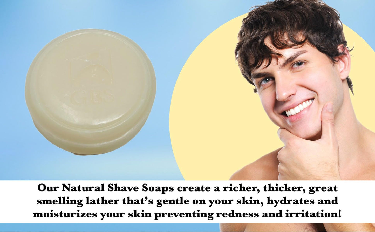 GENTS 97% All Natural Shave Soap Set for Men, Ocean Driftwood Limited Edition Shaving Soap Beauty and Personal Care G.B.S