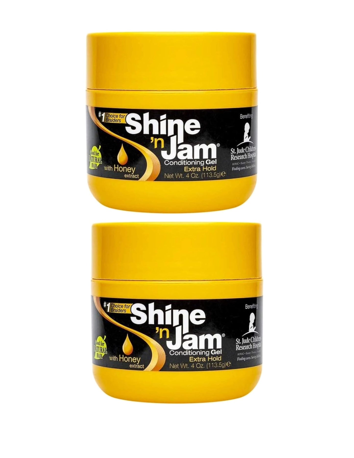 Shine N Jam Conditioning Gel Extra Hold 4 Ounce (2 Pack) Beauty & Personal Care Shine 'n Jam
