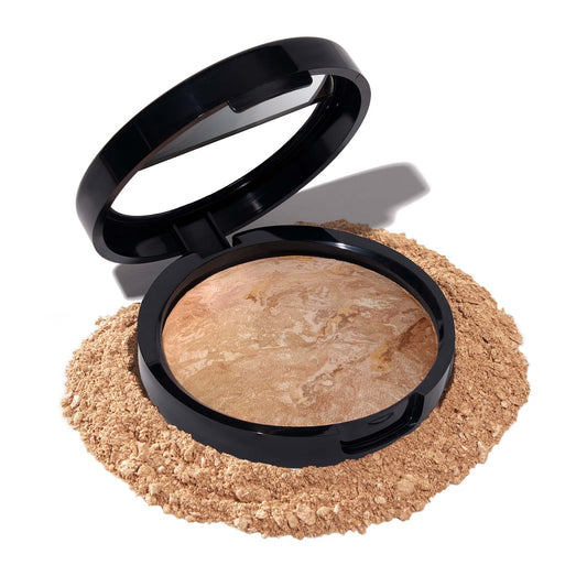 LAURA GELLER NEW YORK Award-Winning Baked Balance-n-Brighten Color Correcting Powder Foundation - Medium - Buildable Light to Medium Coverage Beauty & Personal Care LAURA GELLER NEW YORK
