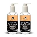 Skincare Sunday Pure Vegetable Glycerin - Premium Softening & Moisturizing Multi-Purpose Moisturizer for Skin & Cosmetics (32Oz) (16oz X 2) Beauty & Personal Care SKINCARE SUNDAY