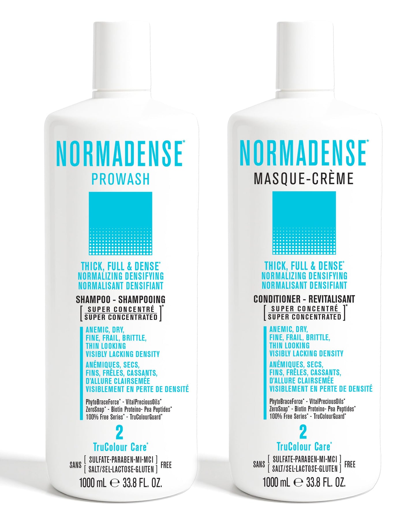 SNOBGIRLS NORMADENSE 2 Vegan Biotin Shampoo and Conditioner Set for Dry, Fine Hair. Strengthening Shampoo and Conditioner set with Argan Oil Beauty & Personal Care SNOB GIRLS
