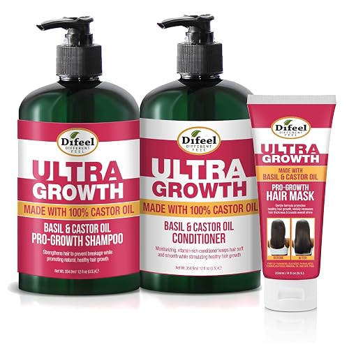 Difeel Ultra Growth Intense Growth Collection - 3-PC Shampoo, Conditioner & Hair Mask Set Beauty & Personal Care Difeel