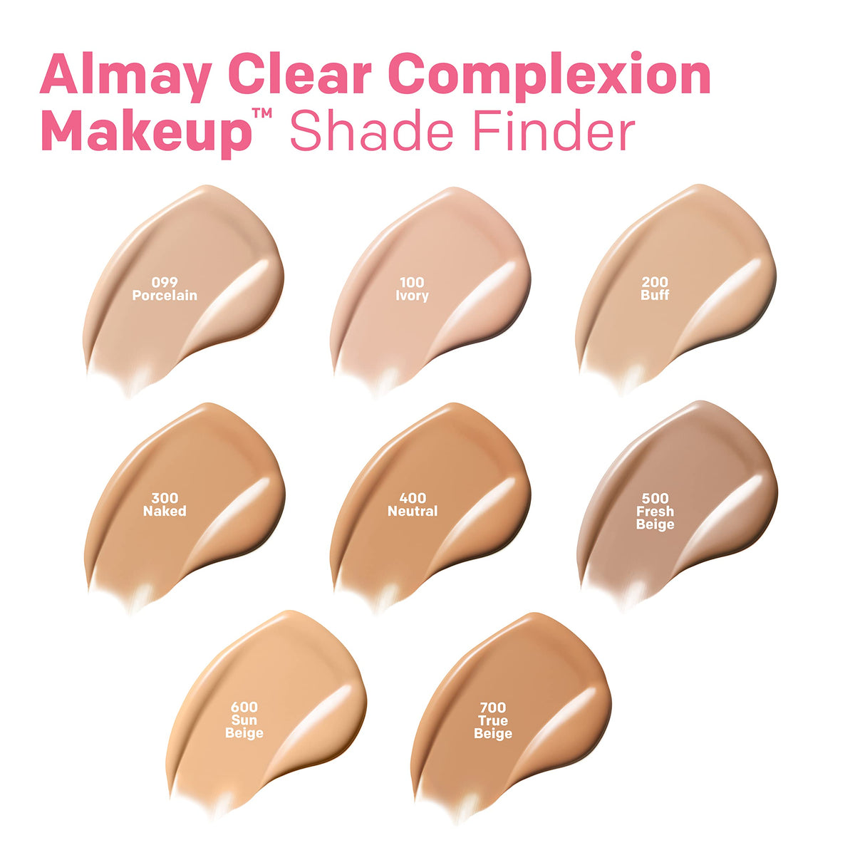 Almay Clear Complexion Acne Foundation Makeup with Salicylic Acid, Medium Coverage, Soft Matte Finish, Hypoallergenic, Cruelty- & Fragrance-Free Beauty & Personal Care Almay