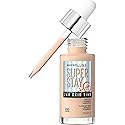 Maybelline Super Stay Up to 24HR Skin Tint, Radiant Light-to-Medium Coverage Foundation, Makeup Infused With Vitamin C, 120, 1 Count Beauty & Personal Care MAYBELLINE