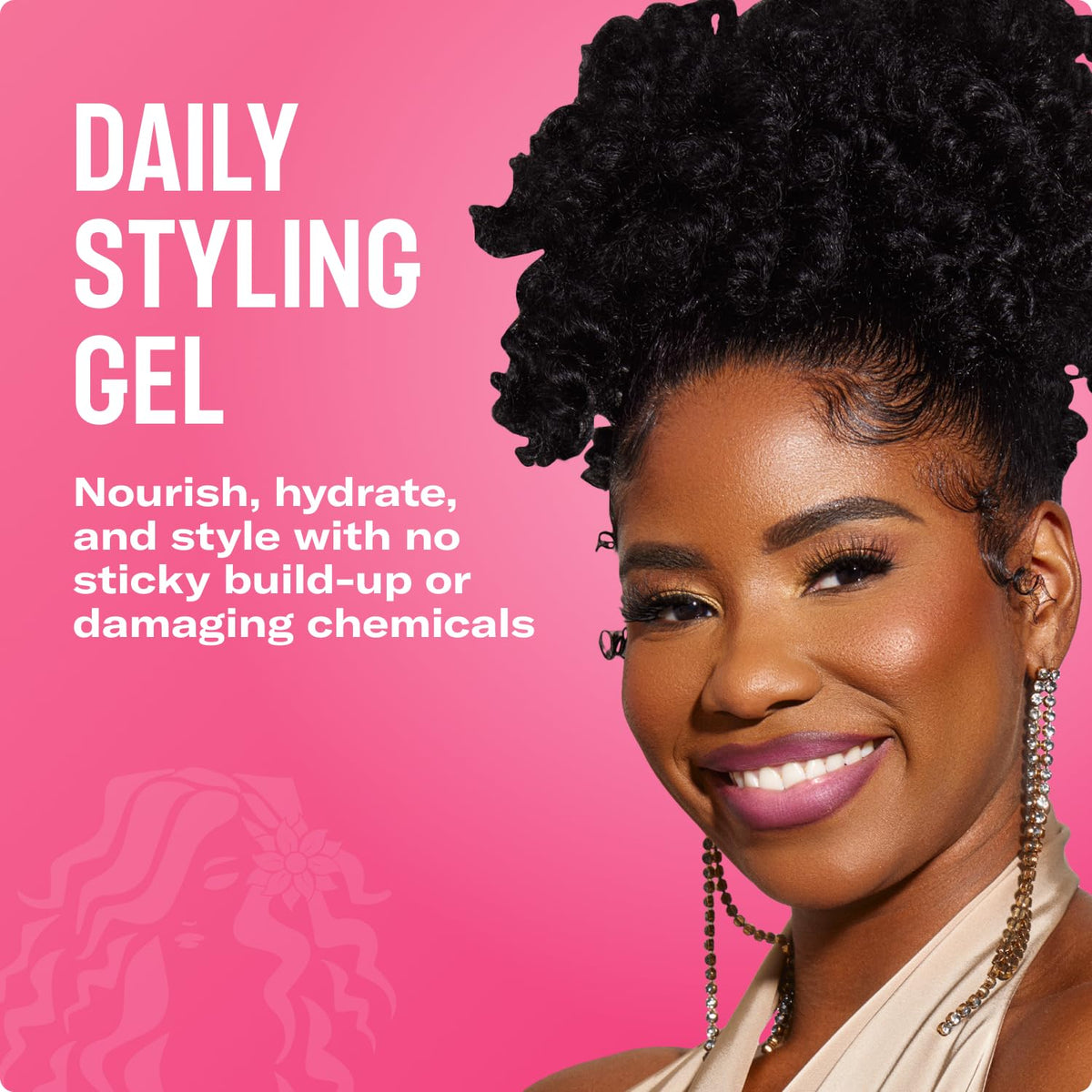 Mielle Organics Honey & Ginger Hair Gel - Styling Gel for Enhanced Curl Definition and Frizz Reduction - Enriched with Aloe & Babassu Oil to Nourish Beauty & Personal Care Mielle Organics