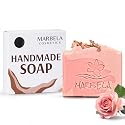 Marbela Cosmetics Handmade Soap Bar - Made in USA, Vegan Friendly, Palm Oil Free, Natural Bar Soap - Gentle Face & Body Soap for Daily Skin Care Beauty & Personal Care Marbela