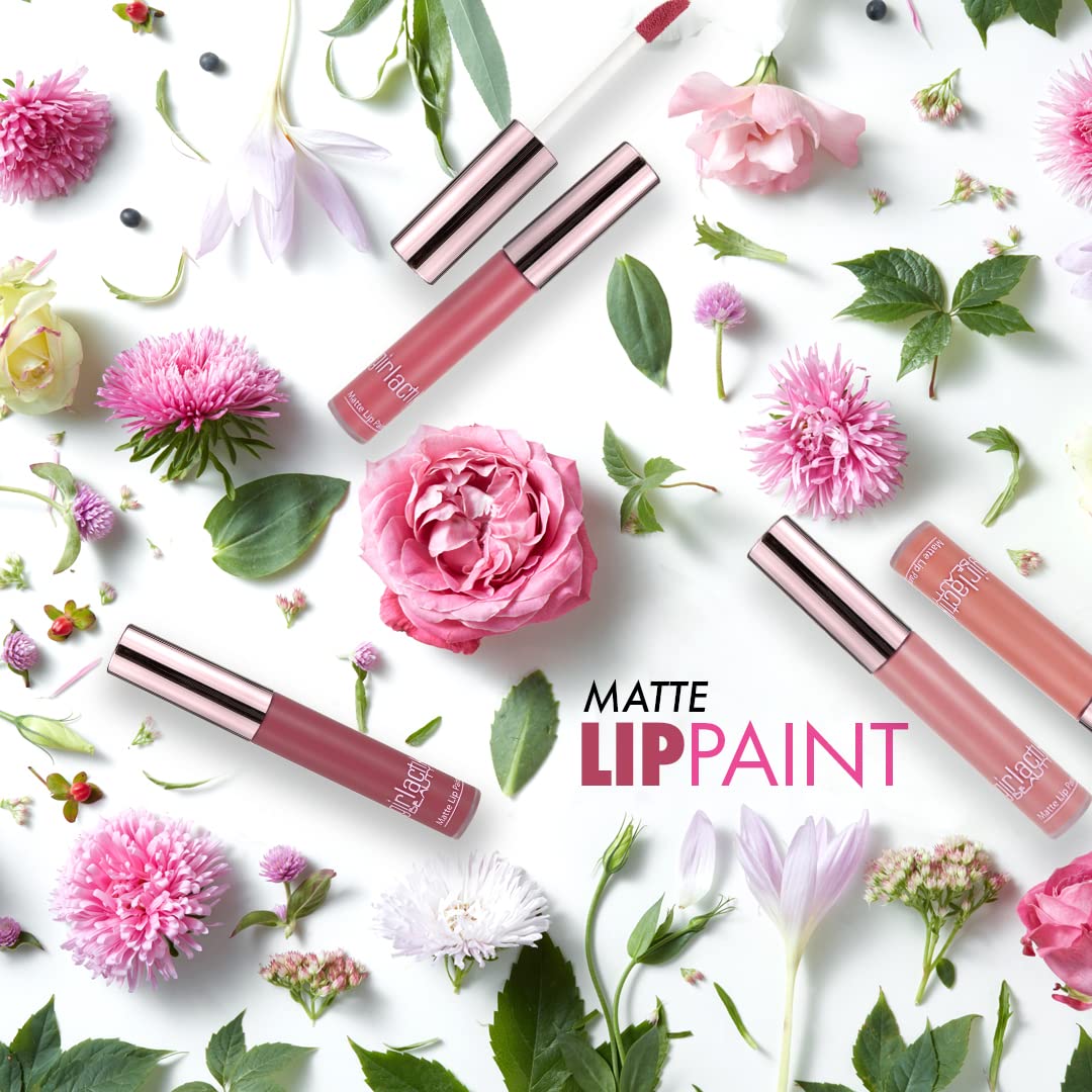 Girlactik Long Lasting Matte Lip Paint Liquid Lipstick in Allure- Long wearing, Smooth Application, Pigmented, Non-Crack Formula, Lightweight, 7.5 ml Beauty & Personal Care Girlactik