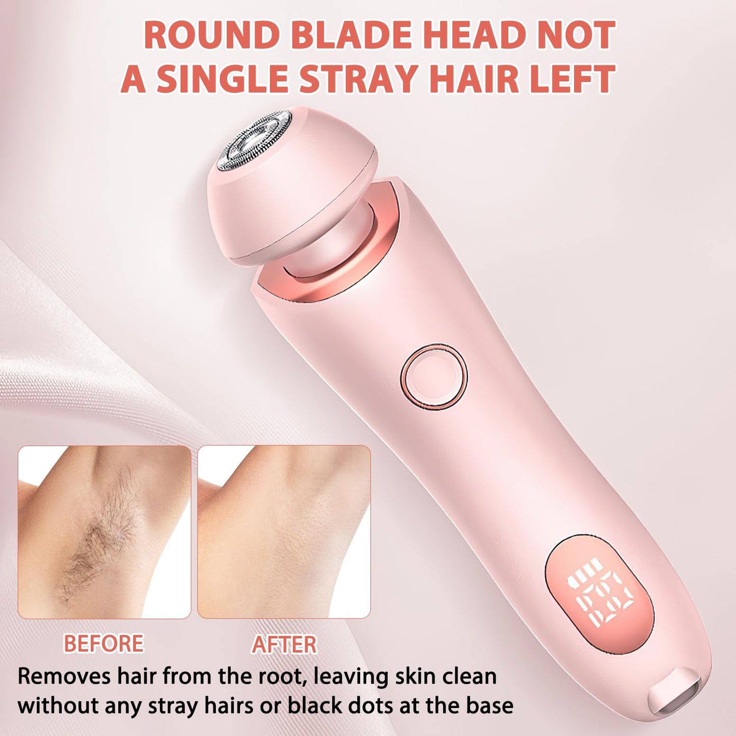 Dusk Glide Pro 3.0 Waterproof Electric Razor for Women - 2 in 1 Shaver, Wet & Dry (Pink) Beauty and Personal Care nuvirez