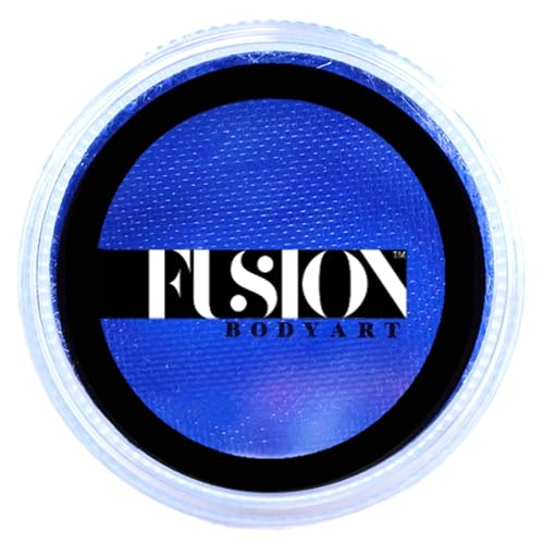 Fusion Body Art Pro Face Paint | Prime Fresh Blue (32gm), Professional Quality Water Activated Face and Body Paint Supplies Single Makeup Cake Beauty & Personal Care FUSION BODY ART
