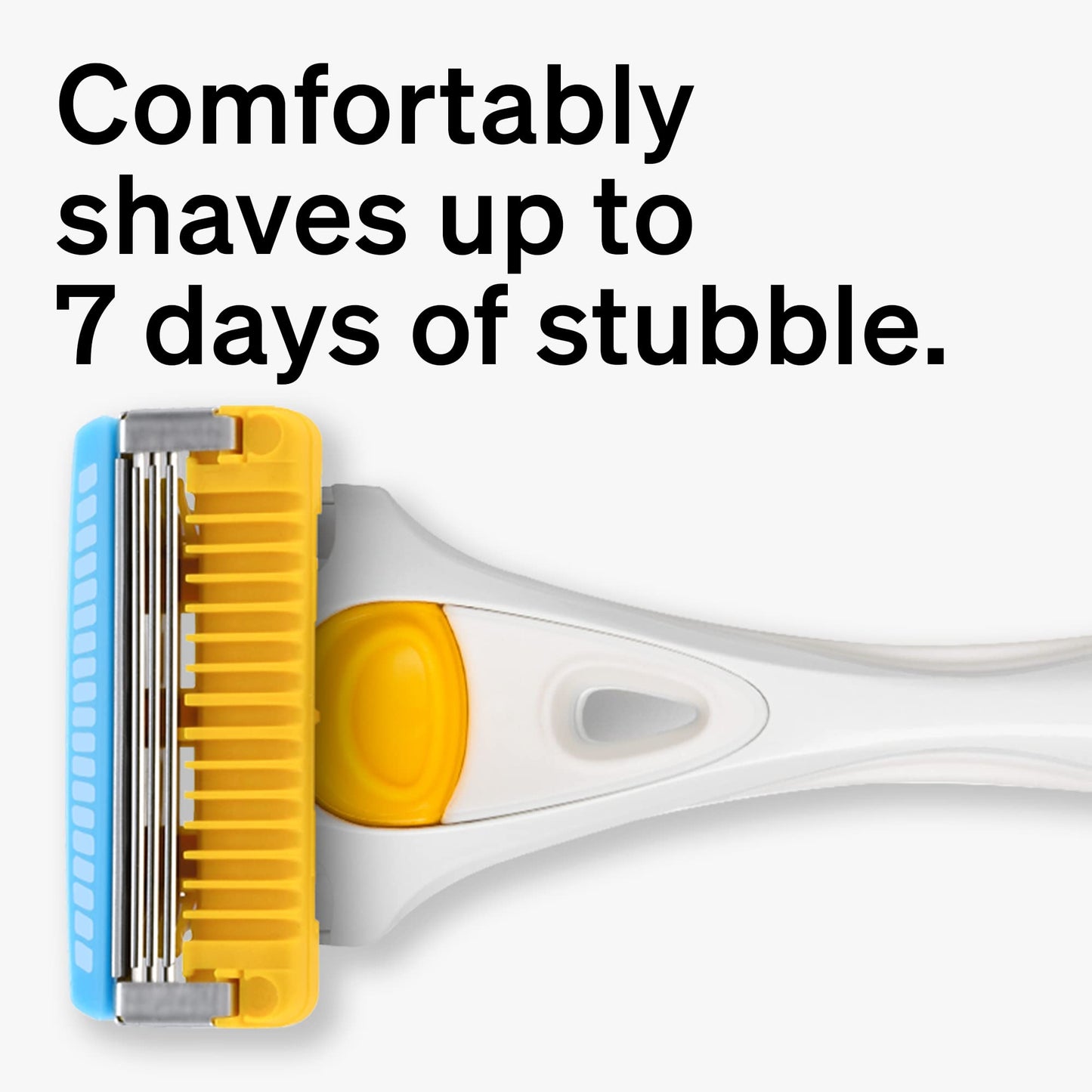 Schick Hydro Stubble Eraser Razors for Men - 3-Blade Mens Razors for Shaving, 1 Mens Razor Handle with Stubble Comb and 5 Razor Blades Refills Beauty and Personal Care Schick