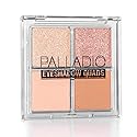 Palladio Eyeshadow Quads, Velvety Pigmented Blendable Matte, Metallic & Shimmer Finishes, Creamy Formula, Four Way Quad Eye Shadow Palette, Talc-Free Beauty & Personal Care Palladio