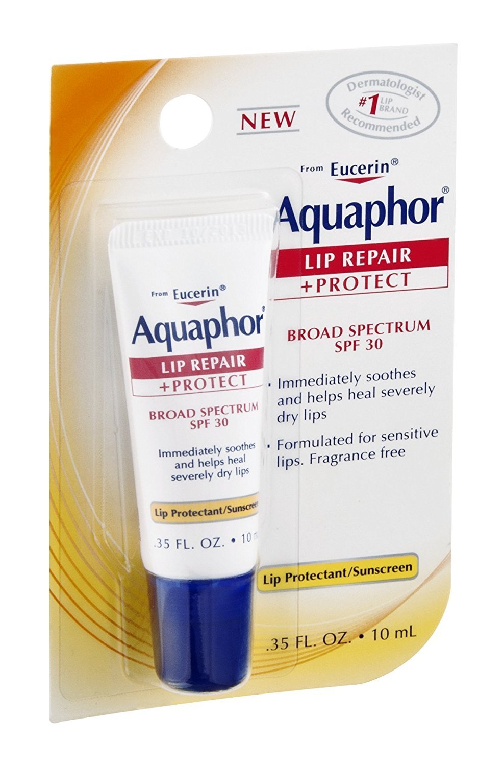 Aquaphor Lip Repair + Protect, Broad Spectrum SPF 30 0.35 oz (Pack of 9) Beauty & Personal Care Aquaphor