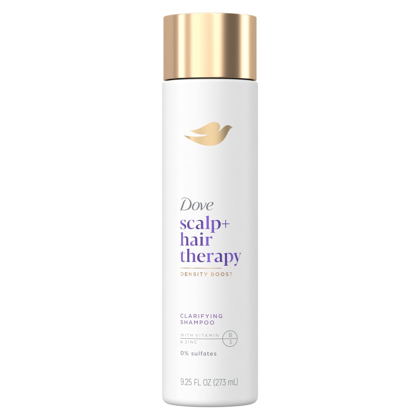 Dove Density Boost Clarifying Shampoo Scalp + Hair Therapy for Gentle Cleansing, with Vitamin B3, Zinc and 0% sulfates, 9.25 oz Beauty & Personal Care Dove