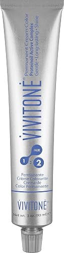 Vivitione Permanent Cream Color (100HL Ultra Light Blonde) 3oz. - 100% Grey Coverage, Long Lasting Shine, Made in Italy. Beauty & Personal Care Vivitone