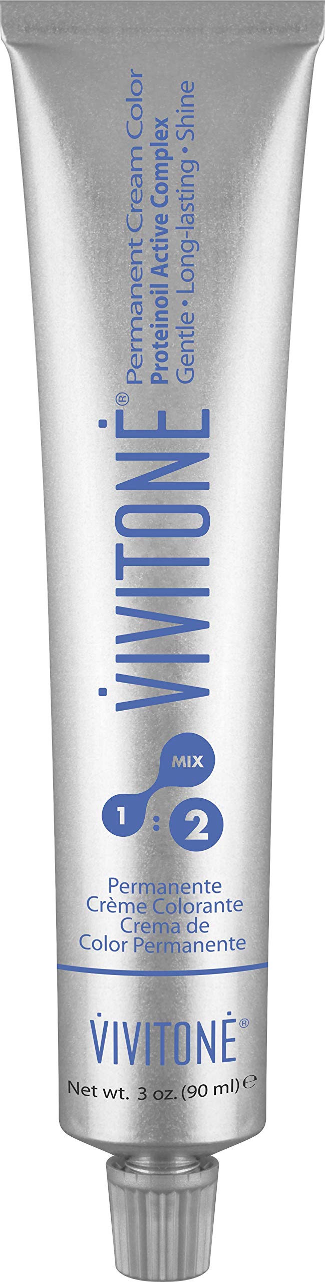Vivitione Permanent Cream Color (8IC Light Intense Copper) 3oz. - 100% Grey Coverage, Long Lasting Shine, Made in Italy. Beauty & Personal Care Vivitone