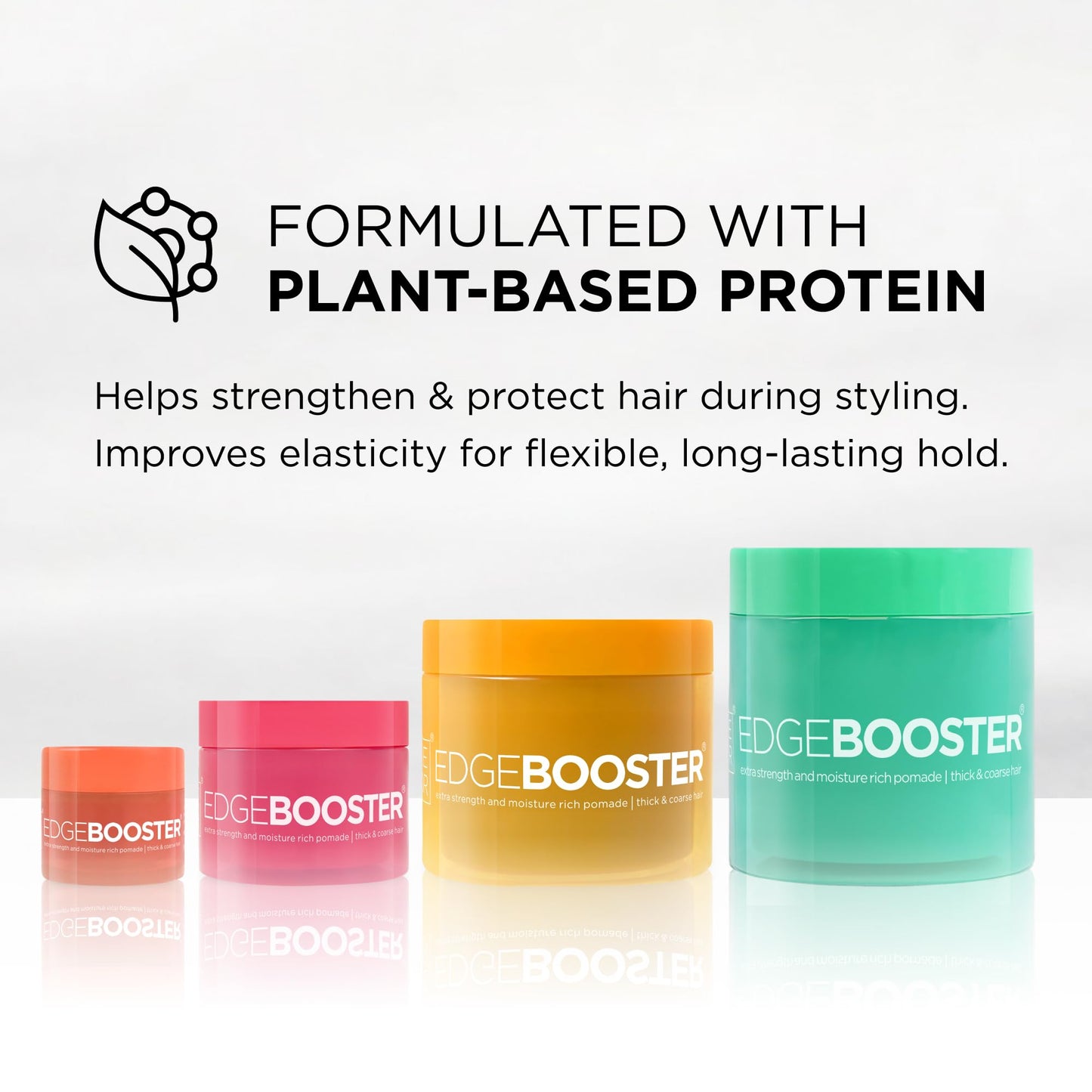Style Factor Edge Booster Extra Strength & Moisture Rich Pomade | Strong Hold Edge Control Gel for Thick & Coarse Hair | High Shine, Non-Greasy Beauty & Personal Care Style Factor