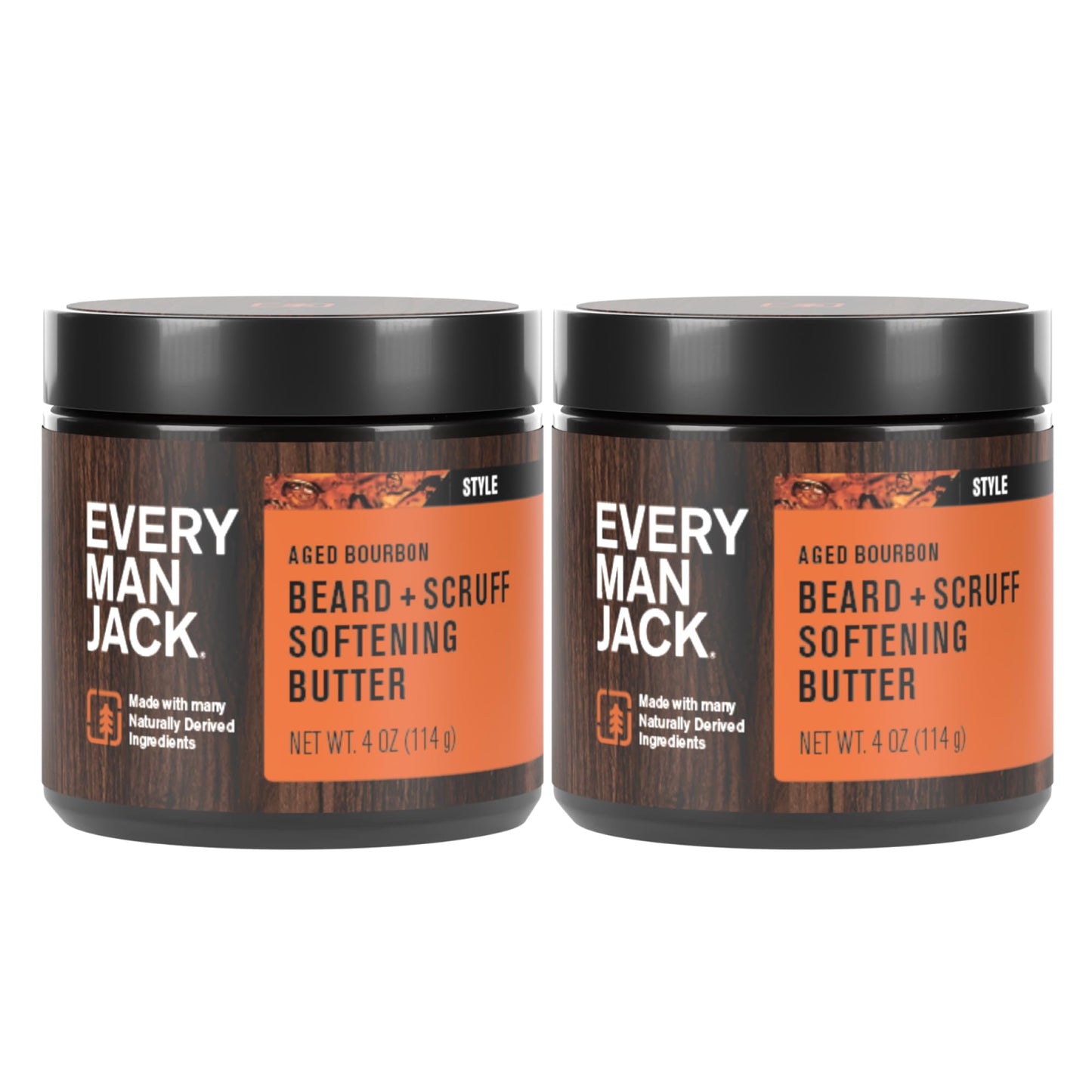 Every Man Jack Beard & Scruff Softening Butter- Aged Bourbon Fragrance - Hydrates & Styles Dry, Unruly Beards While Relieving Itch - Made with Shea Beauty and Personal Care Every Man Jack Default Title