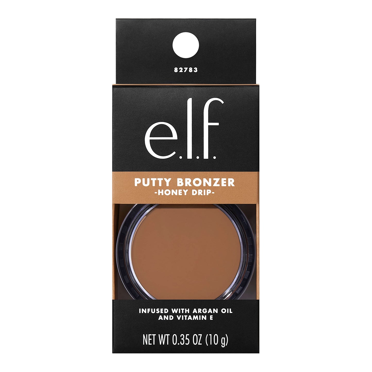 e.l.f. Putty Bronzer, Creamy & Highly Pigmented Formula, Creates a Long-Lasting Bronzed Glow, Infused with Argan Oil & Vitamin E, Honey Drip, 0.35 Oz Beauty & Personal Care e.l.f.