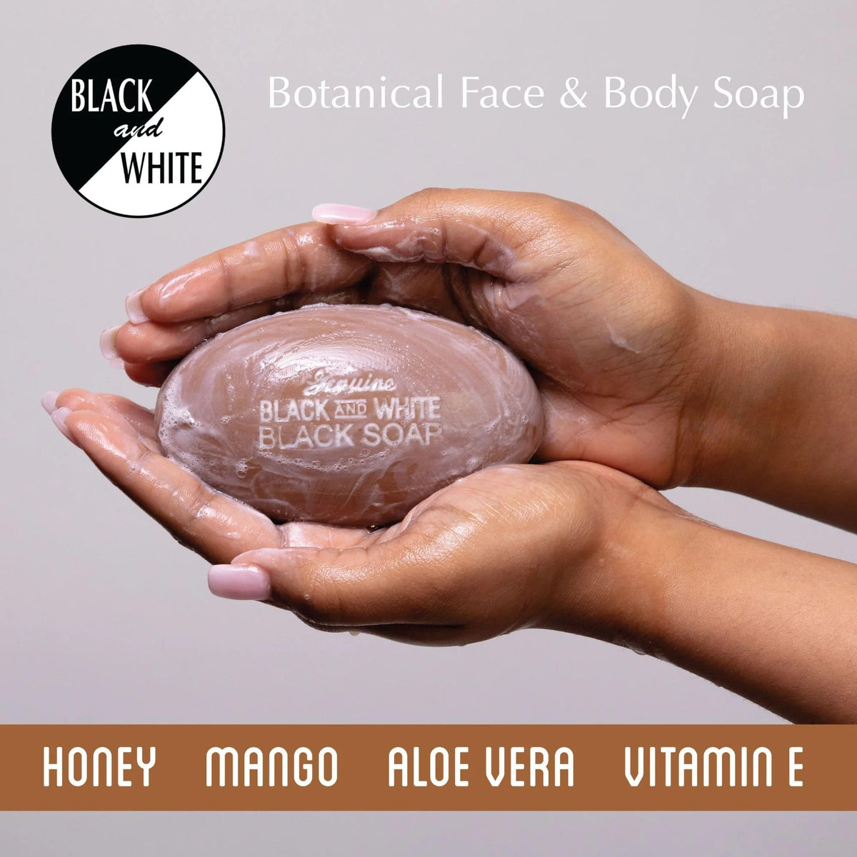 Black and White Cocoa & Shea Butter Soap 6.1 oz Beauty & Personal Care Black and White