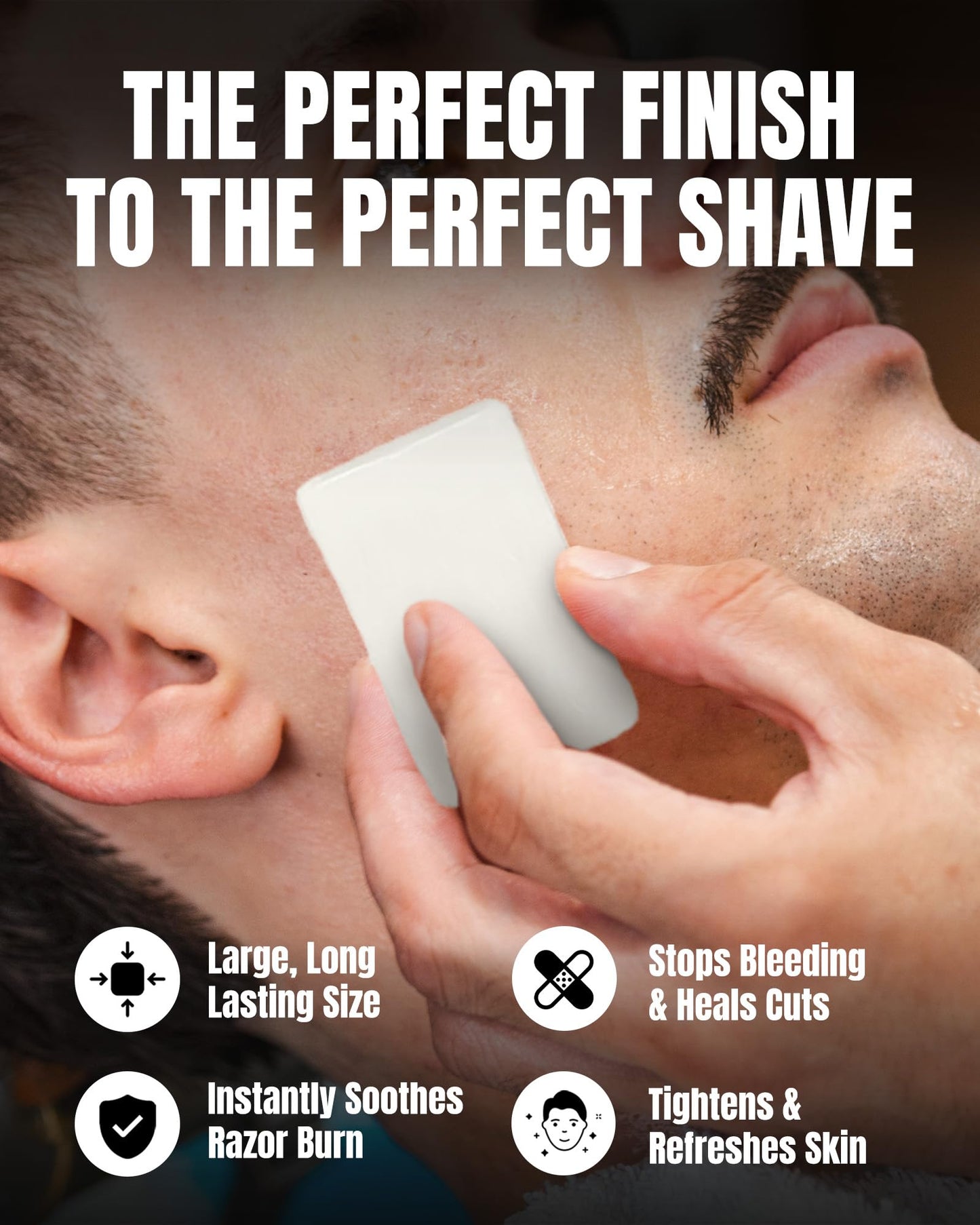 Gentleman Jon 3.7 Ounce Alum Block in Plastic Case - Upgrade Your Shave - Soothing Aftershave Solution for Shaving Razor Burn Relief - Travel Friendly Beauty and Personal Care Gentleman Jon