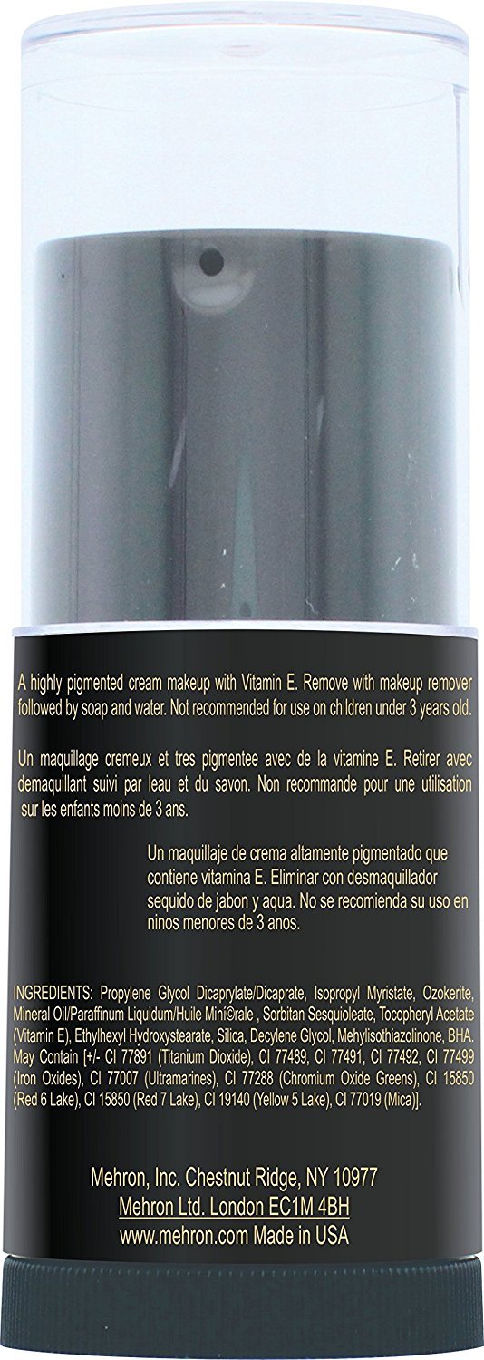 Mehron Makeup CreamBlend Stick | Face Paint, Body Paint, & Foundation Cream Makeup | Perfect for Halloween .75 oz (21 g) (Medium Dark 0) Beauty & Personal Care Mehron