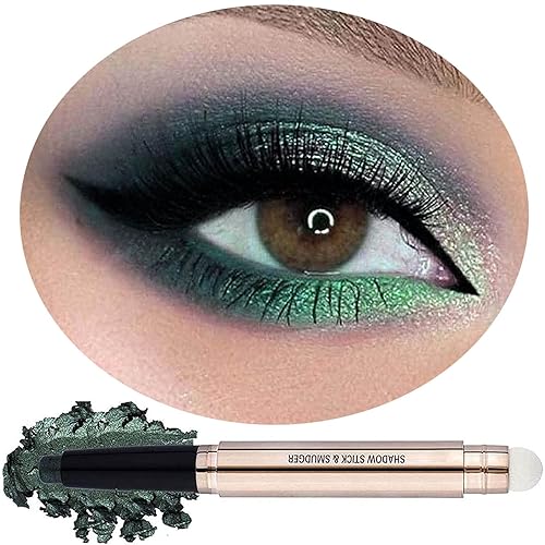 Daeuwiutr Green Eyeshadow Stick, Hypoallergenic, Waterproof, Smooth Cream, 11# Beauty & Personal Care Daeuwiutr