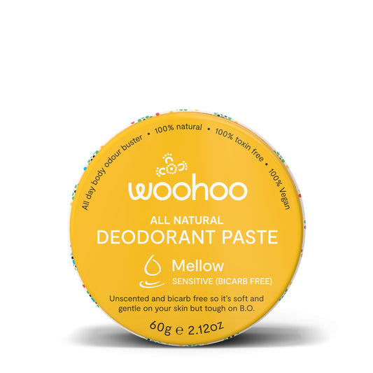 Woohoo Deodorant Paste Mellow (Sensitive) Tin 60g Beauty and Personal Care Woohoo Body