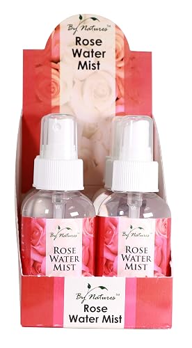 By Natures Rose Water Mist Travel Size 3.4 oz (Pack of 3) Beauty & Personal Care By Natures