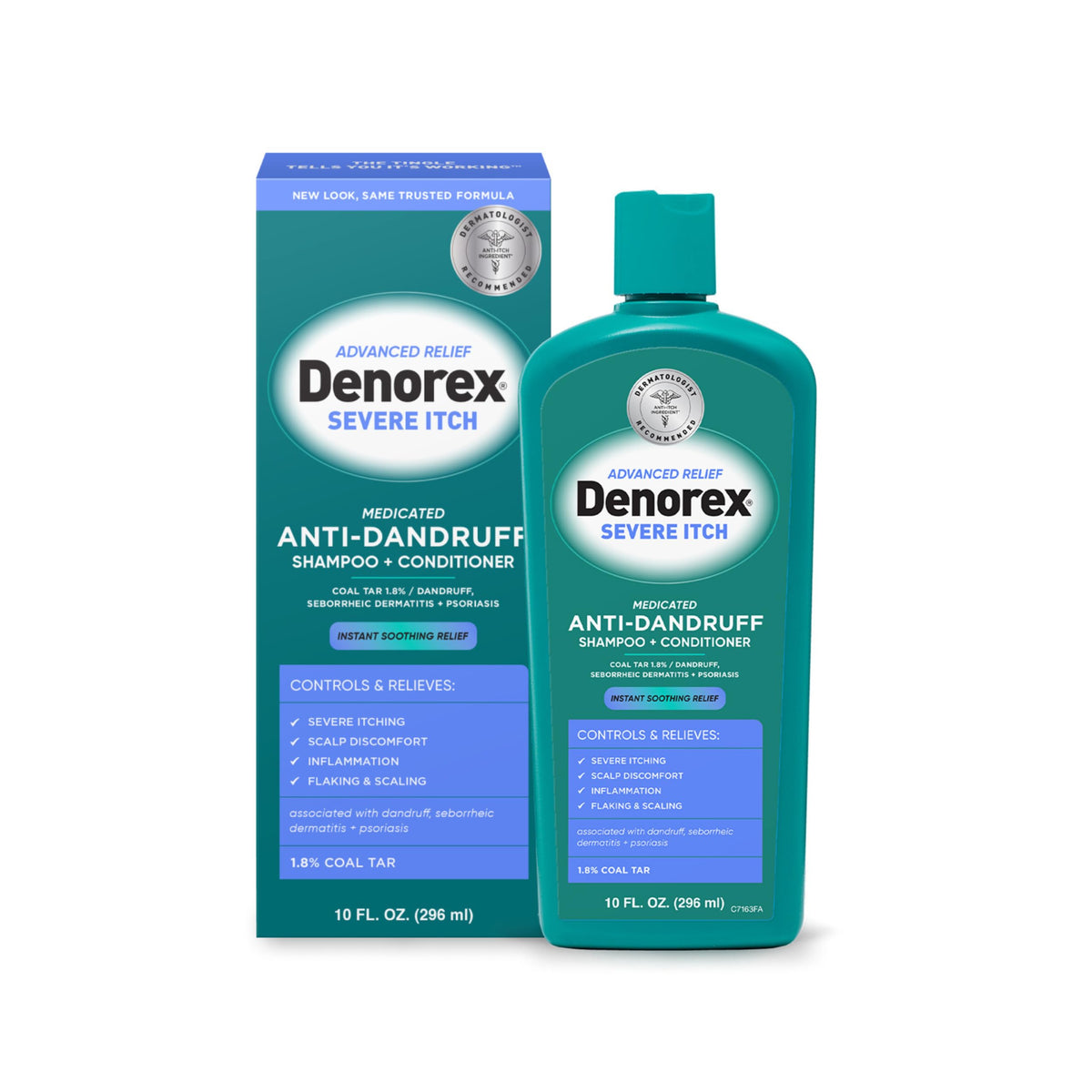 Denorex Severe Itch Anti-Dandruff Shampoo & Conditioner, 10 fl oz