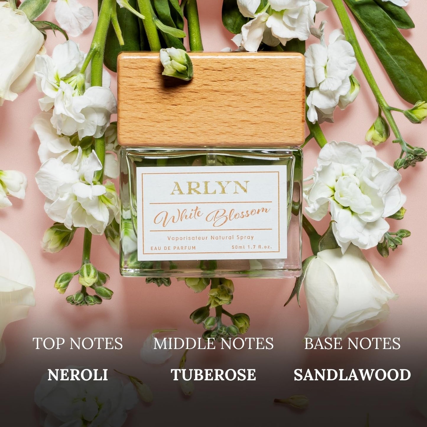 ARLYN White Blossom Eau De Parfum Inspired by G. Bloom, Perfume for Women, Luxury Fragrance - Vegan, Cruelty-Free, and Eco-Conscious (1.7oz / 50ml) Beauty & Personal Care ARLYN BY BELLEVUE PARFUMS