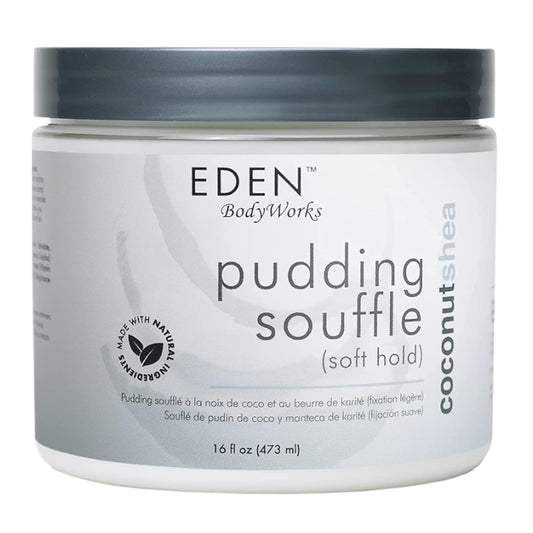 EDEN BodyWorks Coconut Shea Pudding Soufflé | Curl Cream for Curly Hair Products| Styling Cream for Soft Curls Hair Products | 16 oz Beauty & Personal Care EDEN BodyWorks