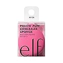 e.l.f. Pillow Puff Concealer Sponge, Beauty Blender For Streak-Free, Even, Makeup Application With Airbrushed Finish, Latex-Free, Vegan Beauty & Personal Care e.l.f.