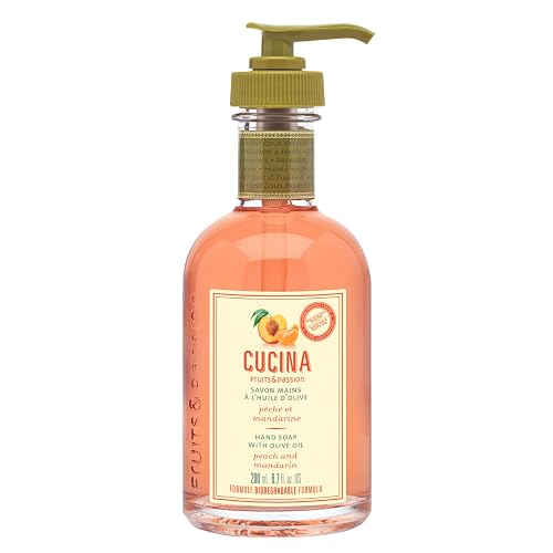 Cucina Fruits & Passion Peach and Mandarin Hand Soap, 200ml Beauty & Personal Care Cucina