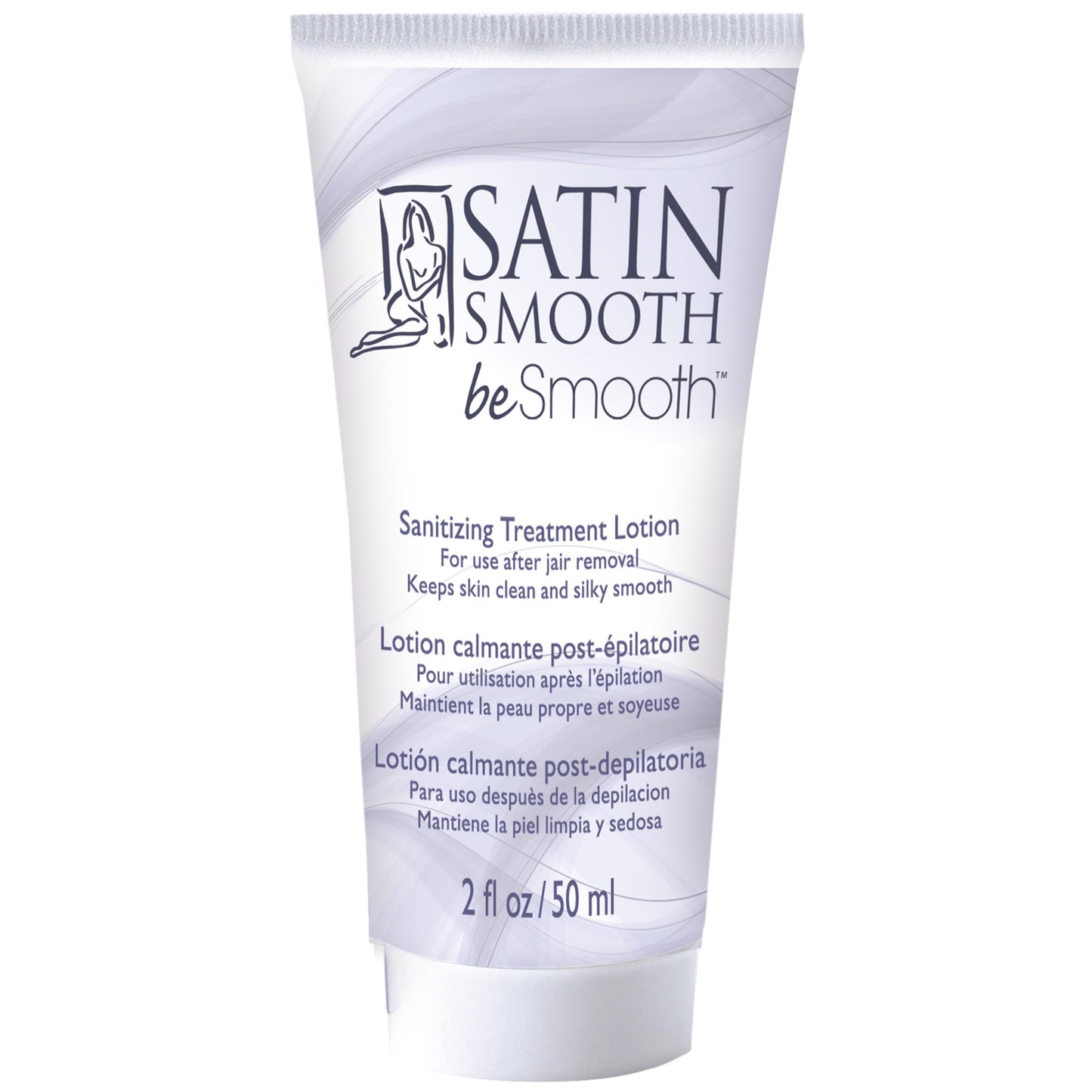 SATIN SMOOTH beSmooth Sanitizing Treatment Afterwax Lotion - Post Wax Care Removal & Ingrown Hair Prevention, Moisturizer for Silky Smooth Finish Beauty & Personal Care SATIN SMOOTH