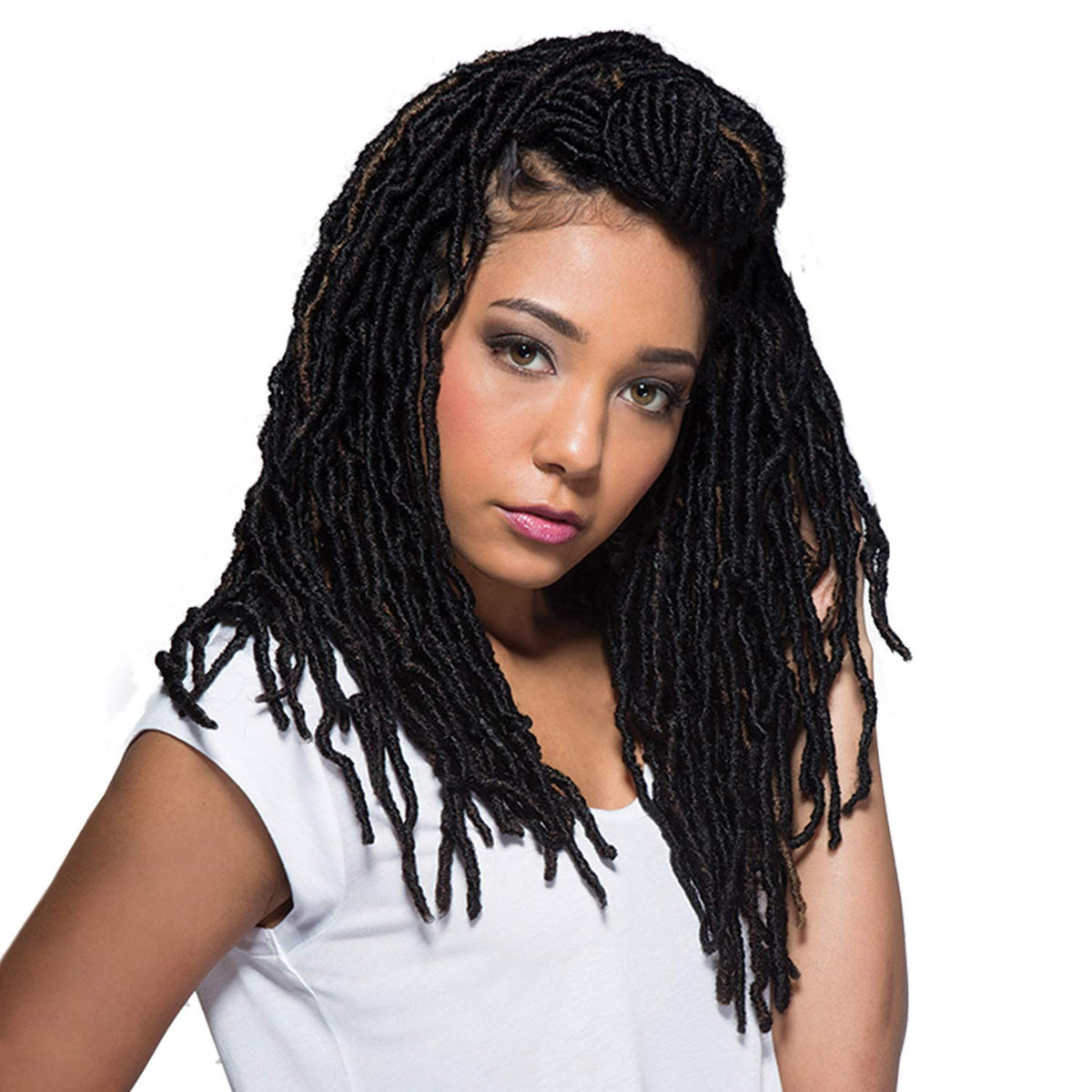 Bobbi Boss Synthetic Hair Crochet Braids African Roots Braid Collection Nu Locs 14" (4-PACK, 613)