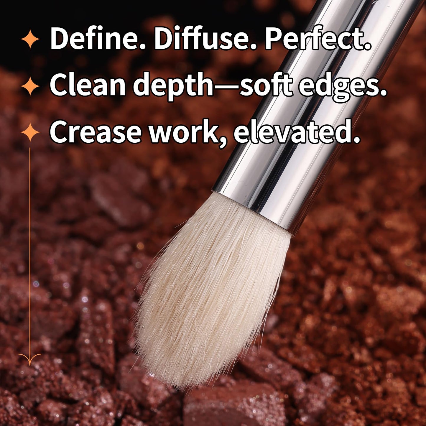 Albeaut Tapered Eye Shadow Brush, Medium Powder Eyeshadow Blending Brush for Crease, Fluffy Eye Makeup Tool for Women and Girls (195 Pro Blender) Beauty & Personal Care ALBEAUT