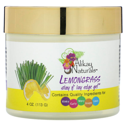 Alikay Naturals Lemongrass Stay & Lay Edge Gel 4 oz Beauty & Personal Care Alikay Naturals