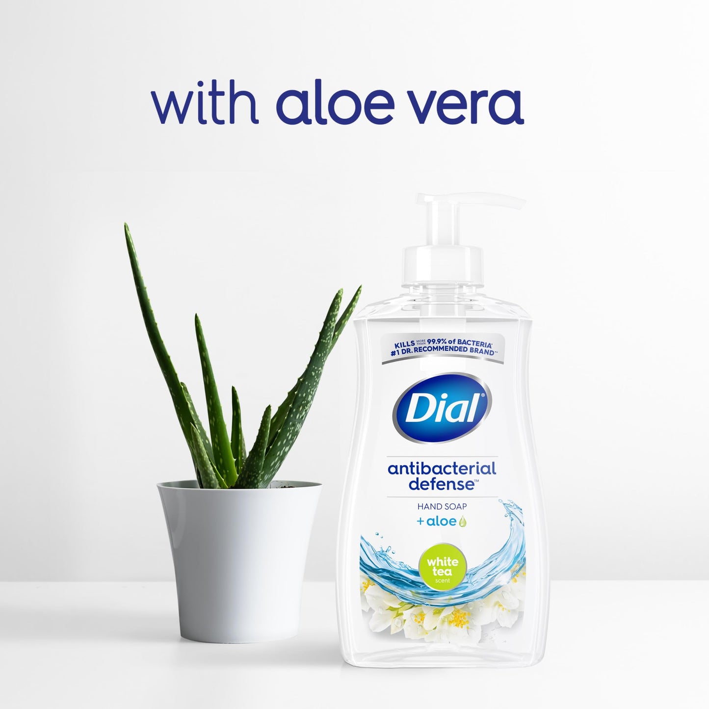 Dial Antibacterial Liquid Hand Soap, White Tea, 11 fl oz (Pack of 4) Beauty & Personal Care Dial