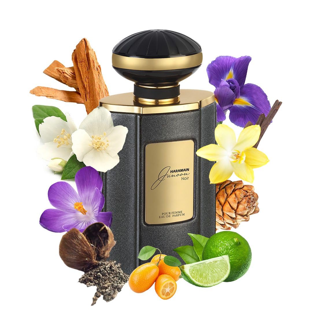 Al Haramain Junoon Noir EDP 2.5 oz 75 ml Women Beauty & Personal Care Al Haramain