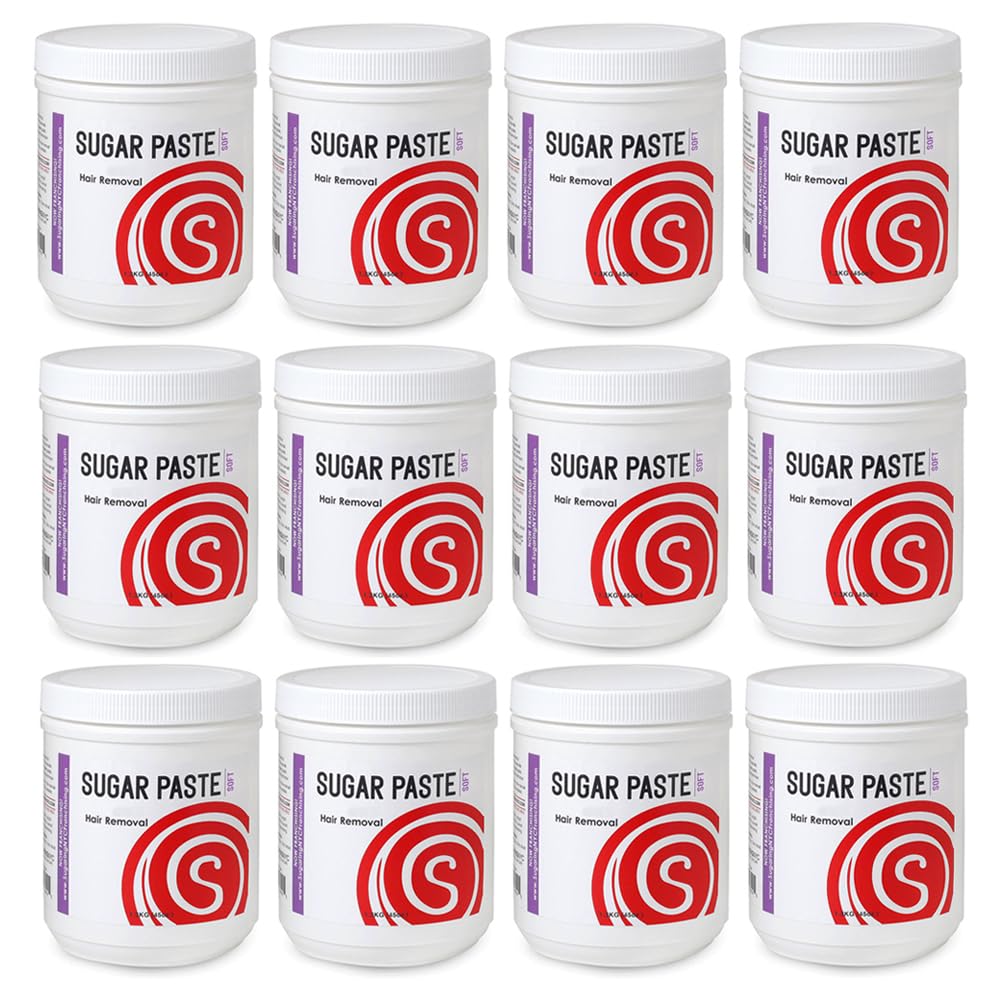 [SOFT] Sugaring NYC Wholesale Sugaring Paste Package of 12 Soft, 45oz Jars Beauty and Personal Care Sugaring NYC