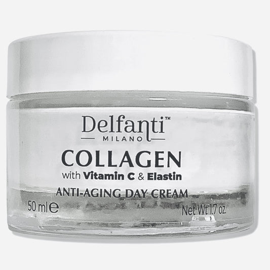 Delfanti-Milano • COLLAGEN with VITAMIN C & ELASTIN • Sculpting & Lifting • Anti-Aging Day Cream • Face and Neck Moisturizer • Made in Italy Beauty & Personal Care Delfanti-Milano