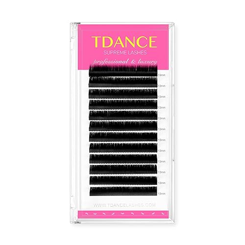 TDANCE Lash Extension Matte Black Eyelash Extension C CC D DD J B L Curl Volume & Classic Lash Extensions 0.03-0.18mm Thickness Professional Salon Beauty & Personal Care TDANCE