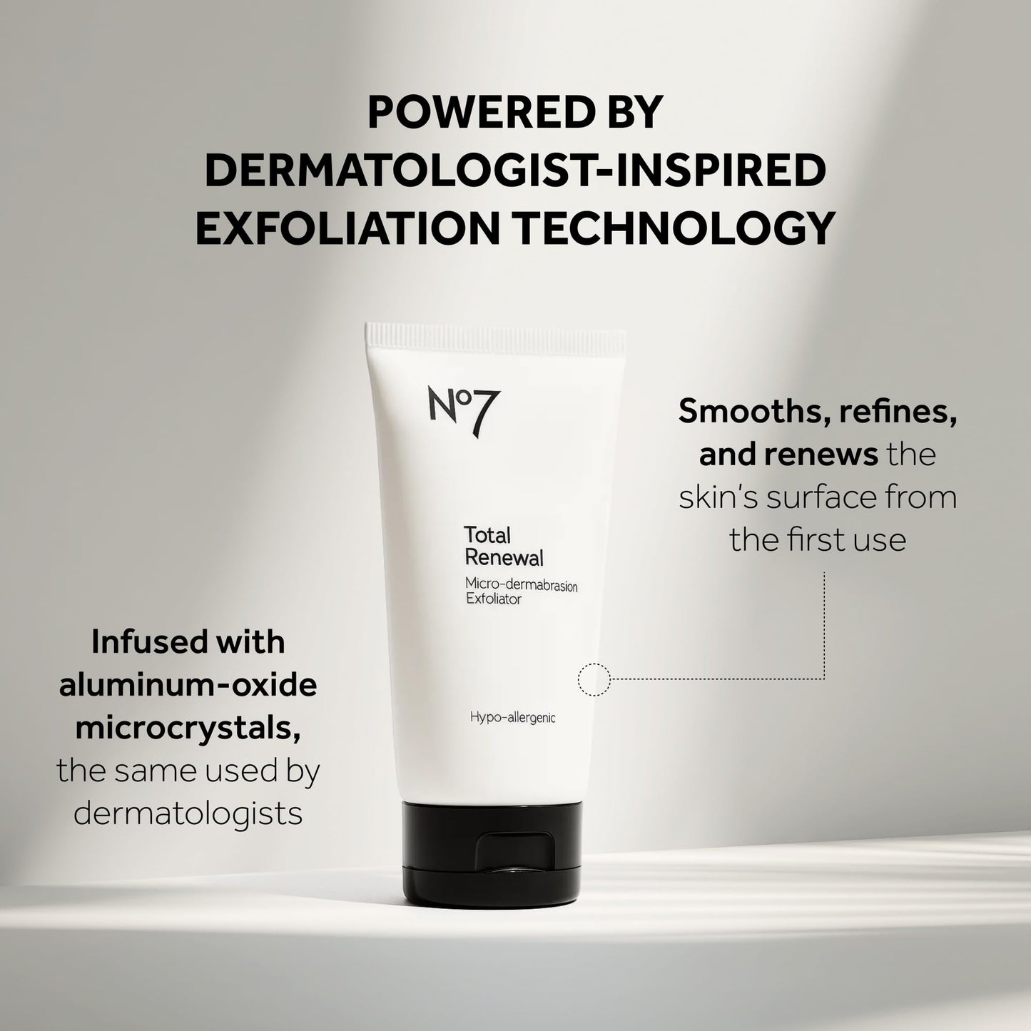 No7 Microdermabrasion Total Renewal Face Scrub - Exfoliating Face Wash & Dark Spot Corrector for Sensitive Skin - Helps to Reduce the Appearance Beauty and Personal Care No7