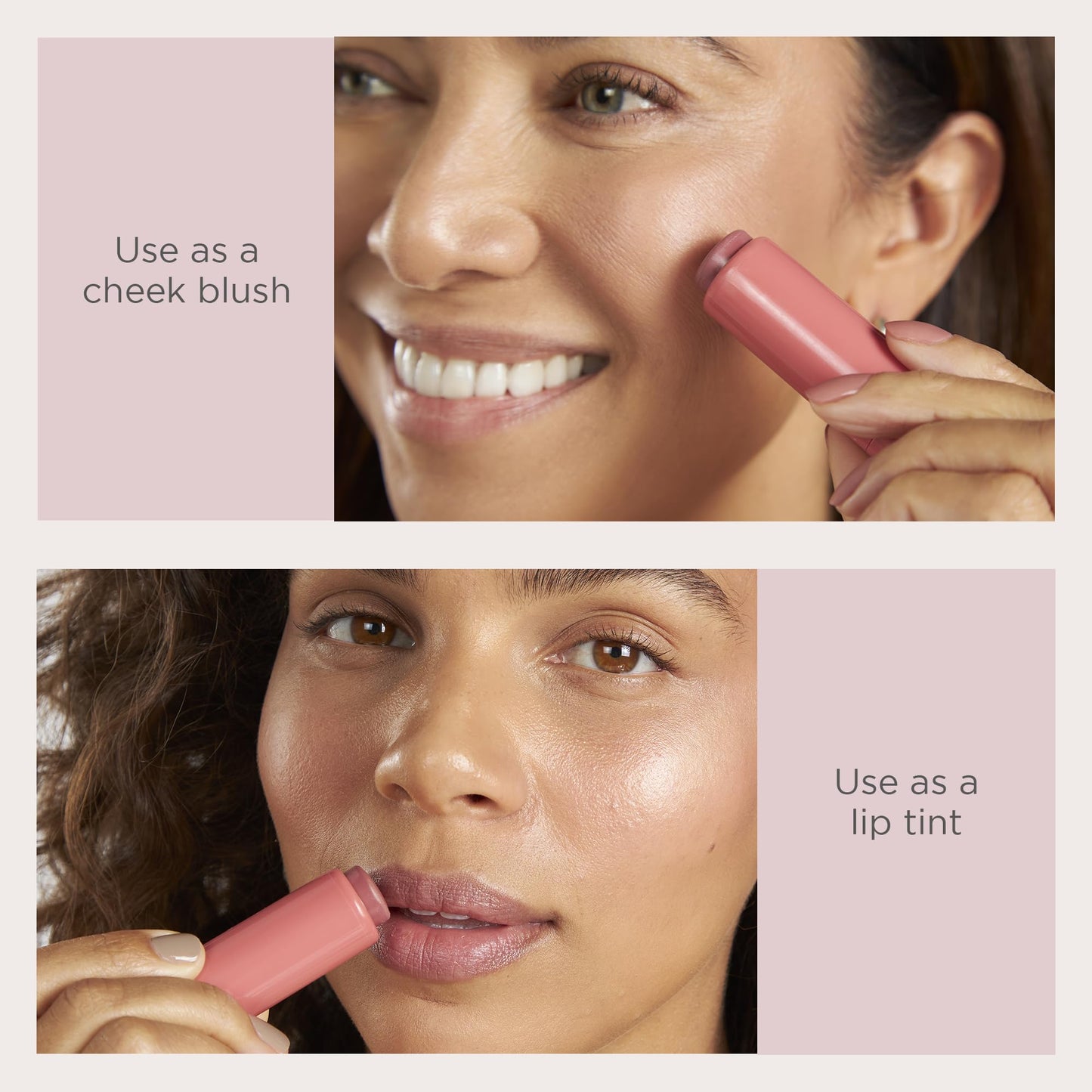 PÜR MINERALS Silky Tint Creamy Multitasking Blush Stick with Peptides, Sparkling Rose - Blush Stick with Natural, Healthy-Looking Glow & Ultra-Creamy Beauty & Personal Care PÜR MINERALS