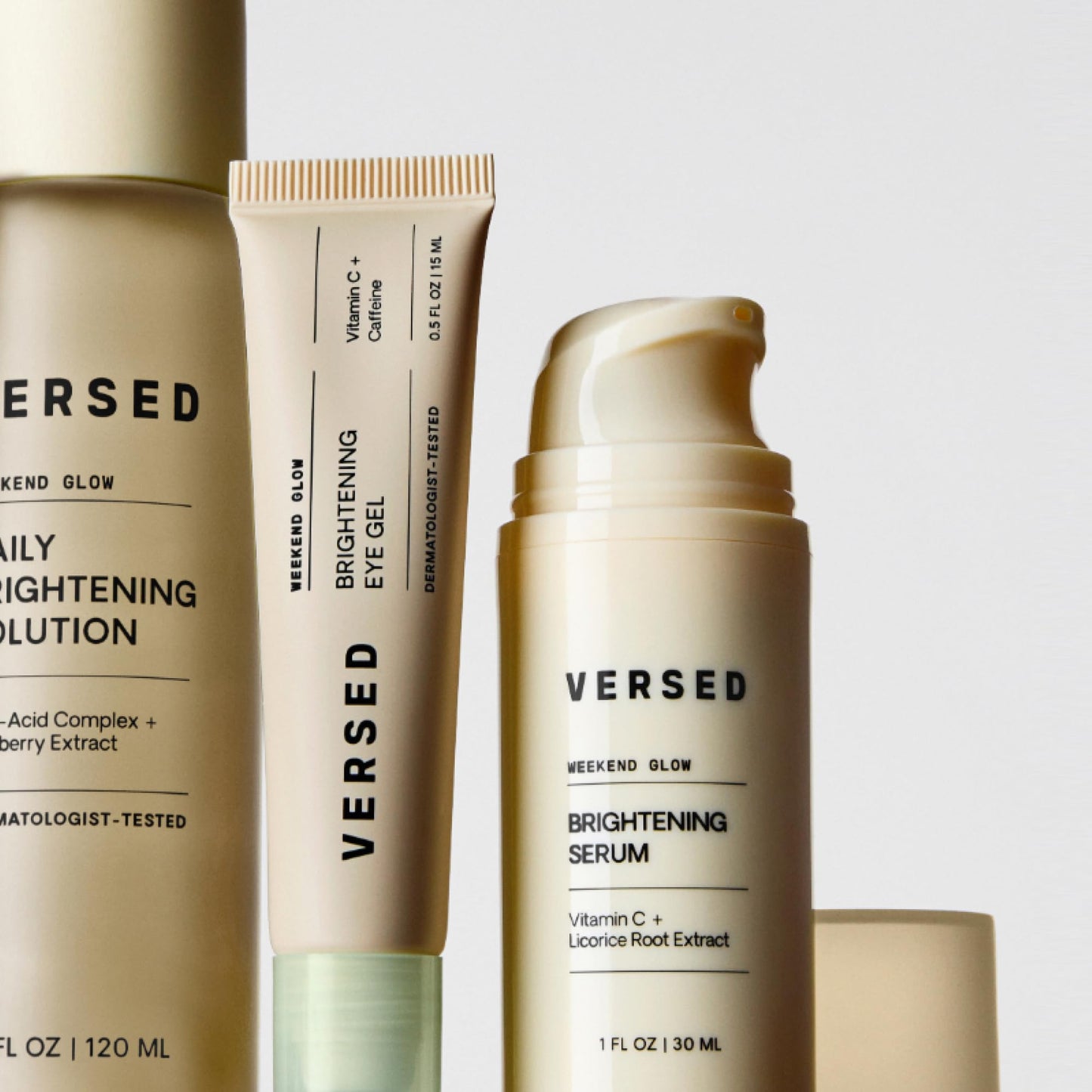 Versed Weekend Glow Vitamin C Serum for Face - Hydrating Face Serum with Niacinamide, Licorice Root & Vit C (1 fl oz) Beauty & Personal Care Versed