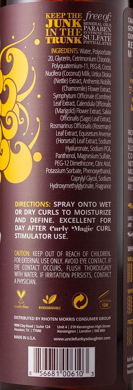 Uncle Funky's Daughter Thirsty Curls Leave-In Curl Revitalizer Beauty & Personal Care Uncle Funky's Daughter