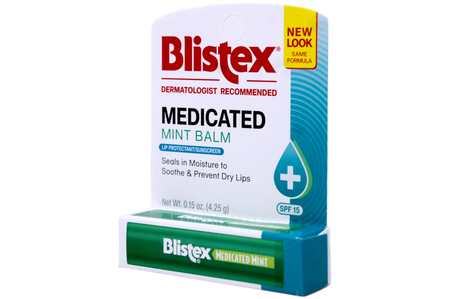 Blistex Medicated Mint Balm SPF 15 0.15 oz (Pack of 9) Beauty and Personal Care Blistex