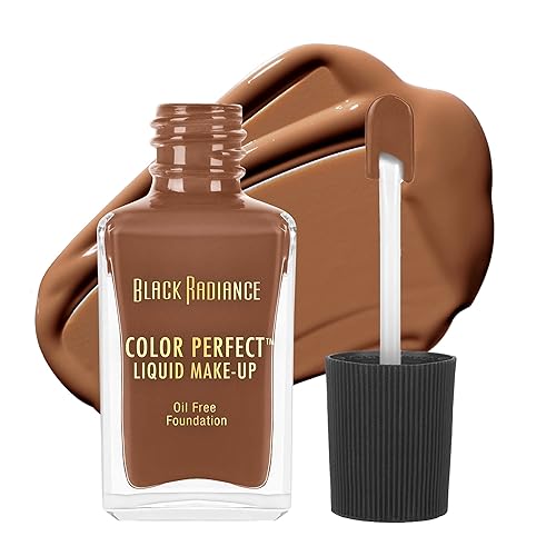 Black Radiance Color Perfect Liquid Full Coverage Foundation Makeup, Brownie, 1 Ounce Beauty & Personal Care Black Radiance