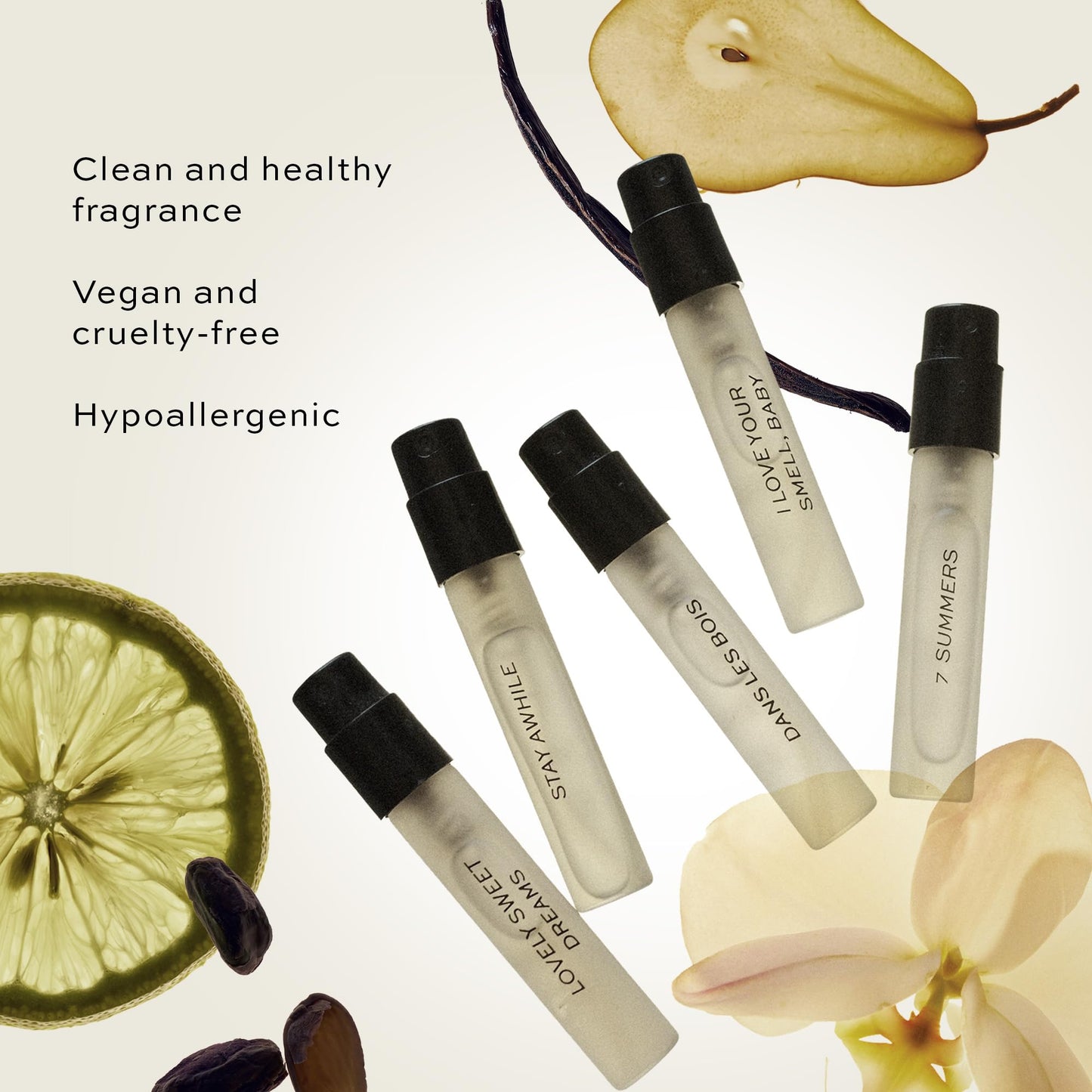 DIME Beauty Perfume Sampler, Hypoallergenic, Clean Perfumes, Eau de Parfum For Women (Set of 5, 2 ml) Beauty and Personal Care DIME